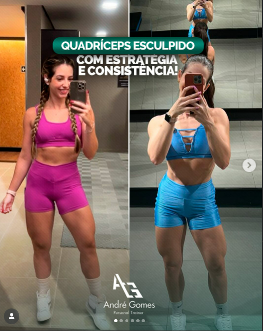 Quadríceps esculpido — estratégia e consistência